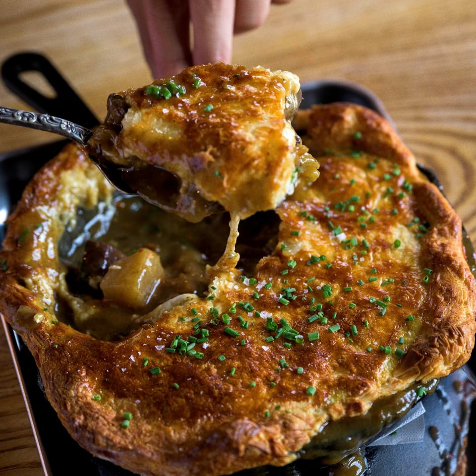Golden pot pie