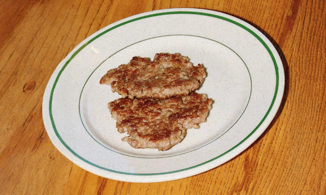 Two Breakfast Sausage Patties.