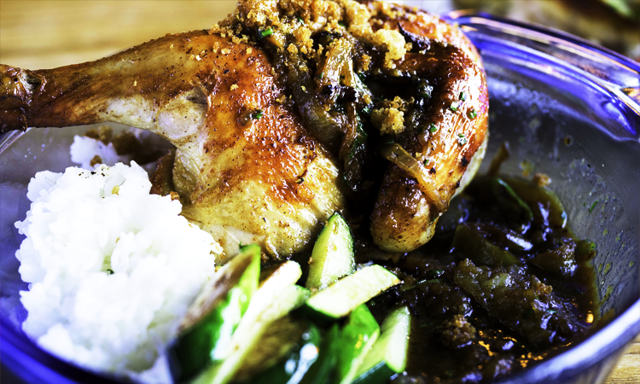 Plum Roasted Chicken.