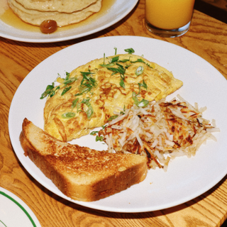 Shiitake + Scallion Omelet