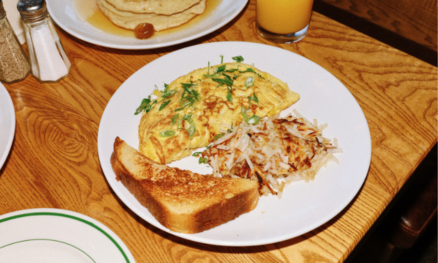 Shiitake + Scallion Omelet.
