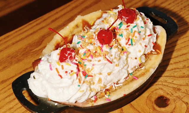 Parker's Banana Split.